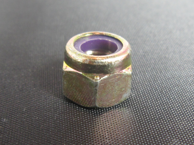 (image for)  7/16-20 NYLON LOCKNUT GRD 8 YELLOW